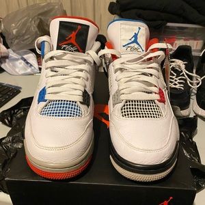 air jordan “what the” 4s sz 10.5